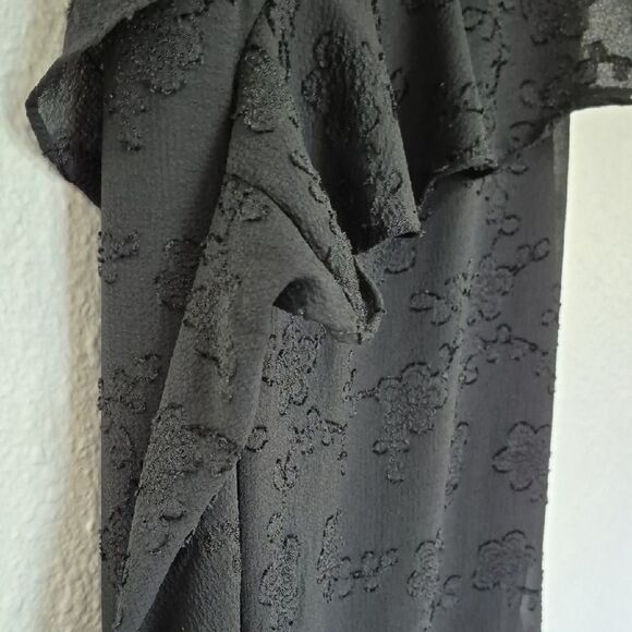 Wild Fable Black Asymmetrical Spaghetti Strap Sundress - Picture 7 of 11